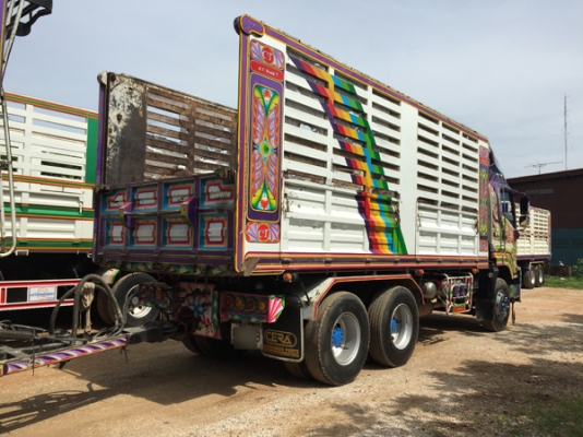 ขายรถพ่วง DECA 360 ดั้มเกษตร ใส่ของได้ 31 ตัน รถพ่วง22ล้อ สภาพเดิมๆ