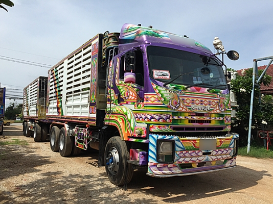 ขายรถพ่วง DECA 360 ดั้มเกษตร ใส่ของได้ 31 ตัน รถพ่วง22ล้อ สภาพเดิมๆ