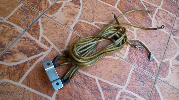 สายกราวน์วายญี่ปุ่นสีส้ม 6จุด ความโตของสายวัดได้ 8มิล สายกราวน์วายญี่ปุ่นสีส้ม 6จุด ความโตของสายวัดได้ 8มิล