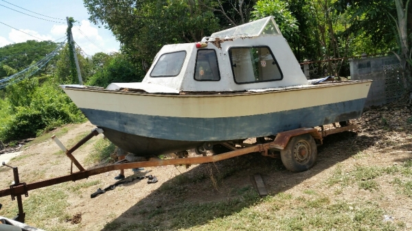 เรือตกปลา ไฟเบอร์ เครื่องโตโยต้า 4a สตาร์ทไม่ติด 30,000