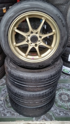 ขายล้อใหม่CE28 ขอบ15 4รู100ยาง\%195/55/15ปี14  4 ล้อ