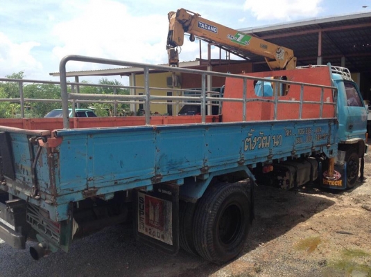 6 ล้อติดเครน ISUZU KS32 ปี 2533 110 แรง ติดเครน 2.5 ตัน ท้องปลิง V