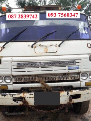 ขายรถเทนเลอร์บรรทุกแบคโฮ 10 ล้อ 2 เพลา  Nissan cw 30m 220 แรงม้า 10 เกียร์