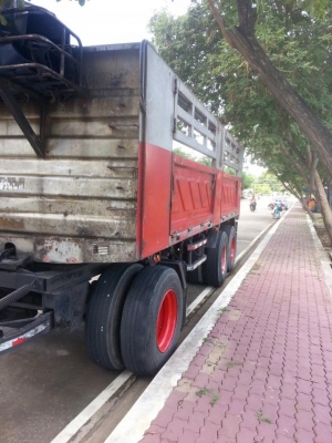 ขายลูกพ่วง3คานไม่ดั้ม อู่สามมิตร หางสวยไม่เคยล้ม พร้อมใช้งานราคาย่อมเยา