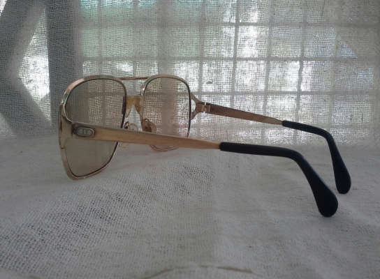 แว่นตาเยอรมันโกลด์ฟิลด์ยุค 70s  เลนส์ออโต้พระเจ้า!  Vintage METZLER handmade in Germany  14K