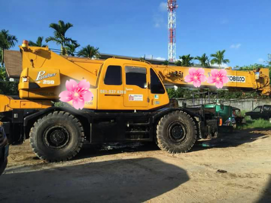 ขายรถเครน KOBELCO 4 ล้อขนาด 25 ตัน เอกสารเล่มทะเบียน ราคา 2700000