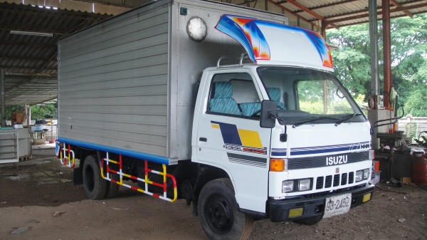 ดาวน์75000 ISUZU NKR ตู้แห้ง รถห้างแท้NKR58LU5 เครื่อง4BE1ฝาดำ110แรง เพาเวอร์ ฟิล์ม รถสวยมาก