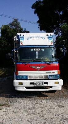 ขาย HINO 6 ล้อใหญ่ กระบะเหล็ก ยาว 7.20 เมตร พวงมาลัยพาวเวอร์ สภาพพร้อมใช้