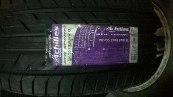 ยางACHILLES ATR SPORT 265-35-18 ยางปี 14 ยางใหม่ปีเก่า