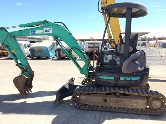 Kobelco SK35SR-3E ปี 2012 ใช้งาน 1500 ชม. สภาพดีมาก ๆ นำเข้าจากญี่ปุ่นครับ
