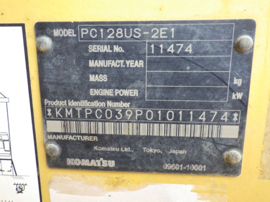 KOMATSU PC128US-2E1