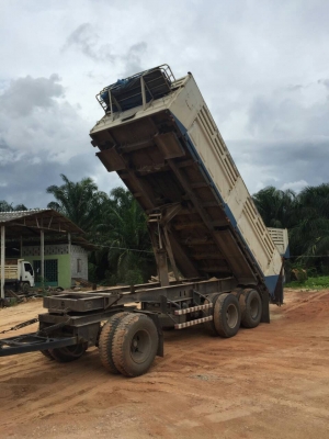 ขายหางพ่วงดัมพ์สามมิตร 3 เพลาปี 2551 ราคา 450000