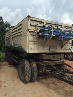 ขายหางพ่วงดัมพ์สามมิตร 3 เพลาปี 2551 ราคา 450000