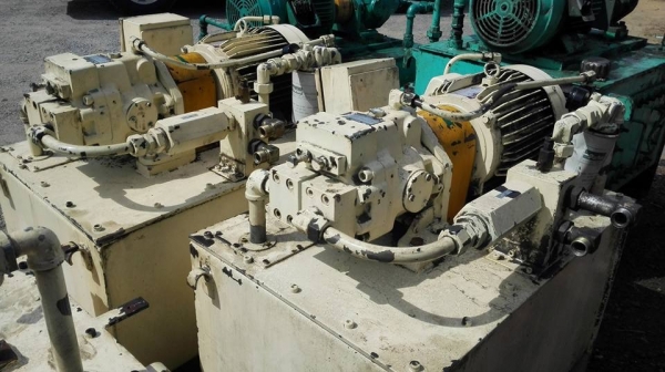 ** SOLD ** ปั้มน้ำมันไฮดรอลิค JAPAN มอเตอร์ Mitsubishi 5 HP 380V สภาพสวยพร้อมใช้มาเทสก่อนได้