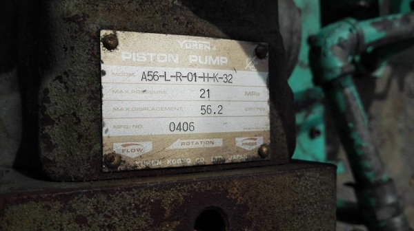 ** SOLD ** ปั้มน้ำมันไฮดรอลิค JAPAN มอเตอร์ Mitsubishi 10 HP 380V สภาพสวยพร้อมใช้งานมาเทสก่อนได้