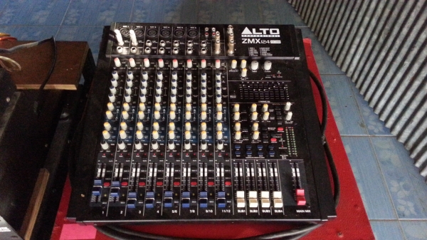 เพาเวอร์ มิกเซอร์ ALTO ZMX124FX USB