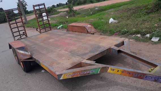 ขาย รถลากมือสอง  บรรทุกรถขนาด  70 g  รถเกี่ยวข้าวคูโบต้าได้ สภาพสวยมากครับ