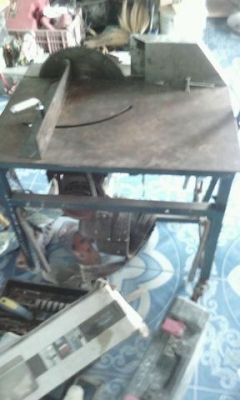 ขายเเท่นตัดอลูมิเนียมสันติ12นิ้วมือสอง