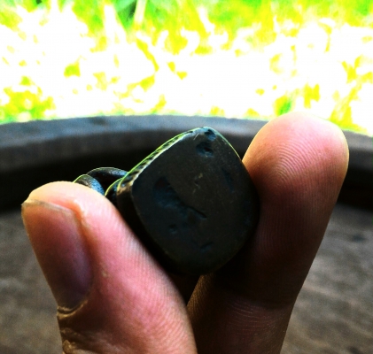 พระปิดตา หลวงปู่บุญ วัดกลางบางแก้ว เนื้อสัมฤทธิ์ น้ำหนักดี