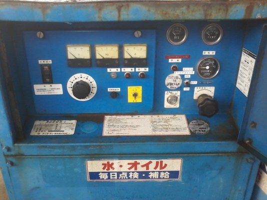 ขายเครื่องปั่นไฟ ยี่ห้อ YANMAR เครื่องยนต์ YANMAR 4TN82 เทอร์โบ ขนาด 20 กิโลวัตต์  ผลิตไฟได้ 110/200 โวลต์(ไฟญี่ปุ่น) หรือ 200 โวลต์ (ไฟในประเทศไทย) ราคา 110,000 บาท