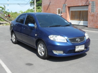 TOYOTA VIOS 1.5 E AT ปี 2004 รถติดแก๊ส LPG พร้อมใช้ จัดไฟแนนซ์ได้ T.086-527-9533