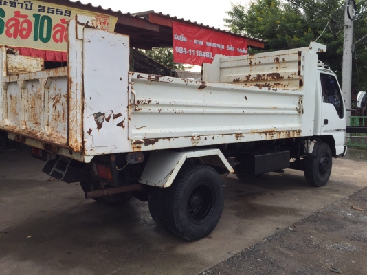 ขาย6ล้อNPR130โทโบ หัวขาวไฟเพชร รถห้างแท้ กระบะดั้มสามิตรยกชุด