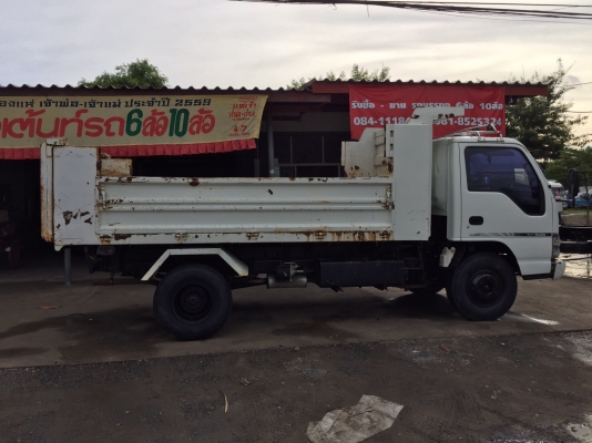 ขาย6ล้อNPR130โทโบ หัวขาวไฟเพชร รถห้างแท้ กระบะดั้มสามิตรยกชุด