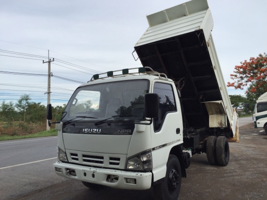 ขาย6ล้อNPR130โทโบ หัวขาวไฟเพชร รถห้างแท้ กระบะดั้มสามิตรยกชุด