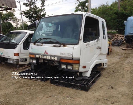 FROM JAPANหัวเก๋งรถบรรทุก6ล้อใหญ่,10 ล้อ(มีแค๊ป)/CABIN MITSUBISHI FUSOรุ่น:FK615M หรือ FUSO (บ้านเรา)"เฉินหลง" ราคาเพียง 58,000 บาท