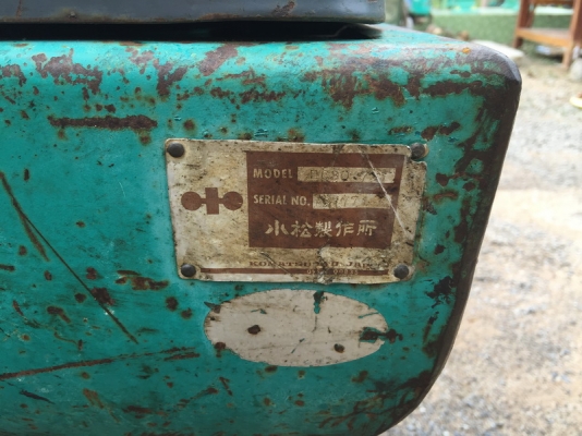 ขายรถขุดเล็ก แบคโครเล็ก komatsu pc30-7 สภาพพร้อมทำงาน