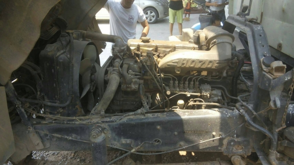 ขายด่วน   HINOFM3HNLD195สองเพลาดั้มสภาพพร้อมใช้สุดๆราคาเบาๆจัดแนนท์ได้โทร0856842587