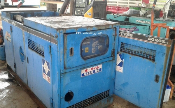 FROM JAPANขายถูกด่วนๆเครื่องปั่นไฟ GENERATOR YANMAR ขนาด 20KVA./(110V.-220V. ไฟญี่ปุ่น)(ทดสอบแล้วใช้งานได้จริง) ราคาเพียง 125,000 บาท สนใจรีบติดต่อ 0818833166