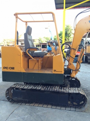 KOMATSU PC20 ราคา 150000 รถเก่านำเข้าจากญี่ปุ่นไม่เคยใช้งานในไทย