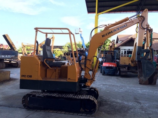 KOMATSU PC20 ราคา 150000 รถเก่านำเข้าจากญี่ปุ่นไม่เคยใช้งานในไทย