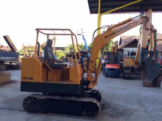 KOMATSU PC20 ราคา 150000 รถเก่านำเข้าจากญี่ปุ่นไม่เคยใช้งานในไทย