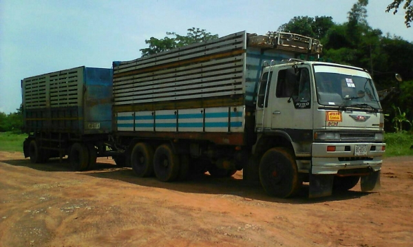 ขายรถพ่วง18ล้อดั๊มแม่ลูก เกษตร  HINO  รุ่น FM2KNLD เครื่อง K13D-260ขายราคา 1,250,000 ฿