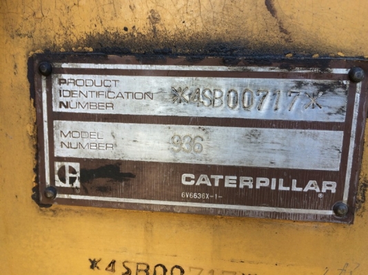 CAT 936 สภาพสวย นำเข้าจากญี่ปุ่น ถึงเมืองไทยแล้ว ขายไม่แพงเลยครับ