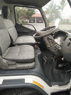 ขายหกล้อมิตซูช่วงสั้น3เมตร กระบะเนียมต่อใหม่ รถปี46ห้างแท้ เครื่อง110แรงม้า รถพร้อมใช้ทะเบียนพร้อม