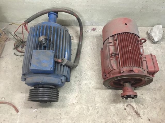 ขายเหมามอเตอร์ 3 เฟส 35-75 แรงมี ทั้งหมด 8 ตัว ราคาถูก ช้าหมด