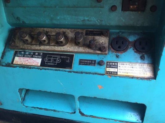 ขายเครื่องปั่นไฟ Denyo 20 Kva พร้อมใช้งาน โทร 0818481185 0914902228