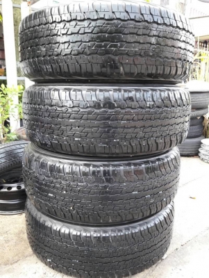 ล้อกะทะขอบ17 พร้อมยาง255/65/17 dunlop ปี13 สวยๆชุดล่ะ7000