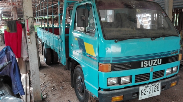 6 ล้อ ISUZU nkr 110 แรงห้างแท้ปี 32 เกียยาวหัวยกได้ยางใหม่ทั้งหกเส้น
