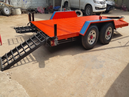 พ่วงลากจูงบรรทุกรถเกี่ยวคูโบต้า 105 แรง