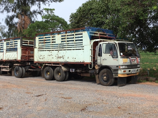 ขายรถบรรทุกสิบล้อแม่ลูก HINO 3M เครื่อง 240 แรงม้า