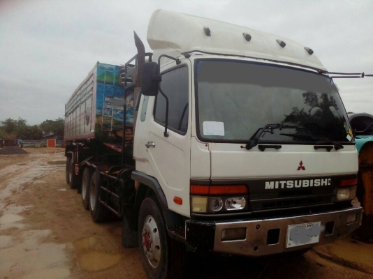 ขายสิบล้อหัวลากเซมิดั้ม2เพลา MITSUBISHI FN627R 260แรงติดก๊าซNgv พร้อมหาง2เพลา