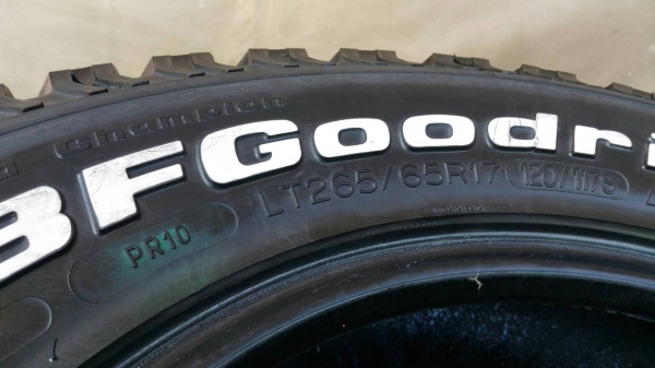 ขายยาง bf 265/65/17 ปี 13 ขายยาง bf 265/65/17 ปี 13