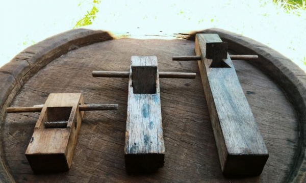 กบไสไม้งานช่างเก่า ขนาดยาว กลาง สั้น ยกชุด 3 ตัว