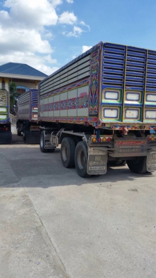 ขายรถพ่วงดัมพ์มิเนียม ISUZU เครื่อง 360 แรง ปี 56 กระบะดัใพ์มิเนียมอู่สหกิจ ลูก 3 เพลาแท้ รถเพิ่งเข้ามายังไม่ได้ล้าง