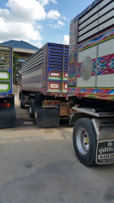 ขายรถพ่วงดัมพ์มิเนียม ISUZU เครื่อง 360 แรง ปี 56 กระบะดัใพ์มิเนียมอู่สหกิจ ลูก 3 เพลาแท้ รถเพิ่งเข้ามายังไม่ได้ล้าง