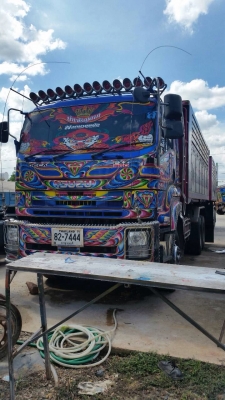 ขายรถพ่วงดัมพ์มิเนียม ISUZU เครื่อง 360 แรง ปี 56 กระบะดัใพ์มิเนียมอู่สหกิจ ลูก 3 เพลาแท้ รถเพิ่งเข้ามายังไม่ได้ล้าง